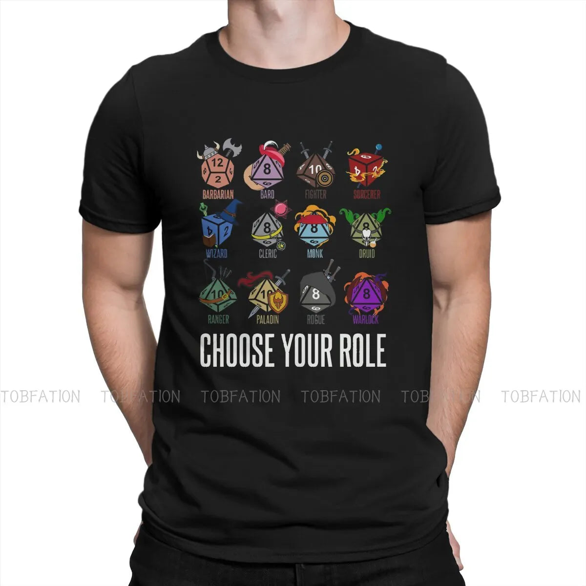 Character Class Hit Dice T-Shirt