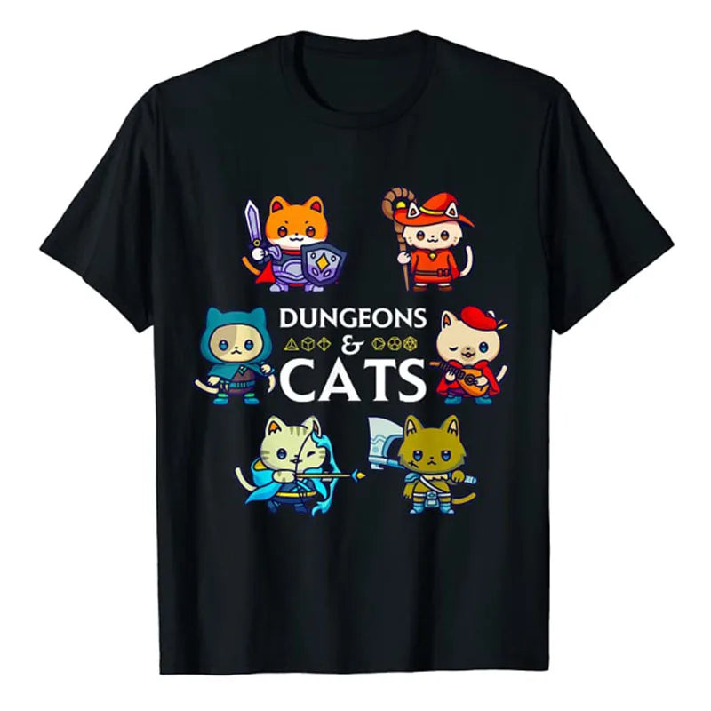 Kids Dungeons and Cats T-Shirt