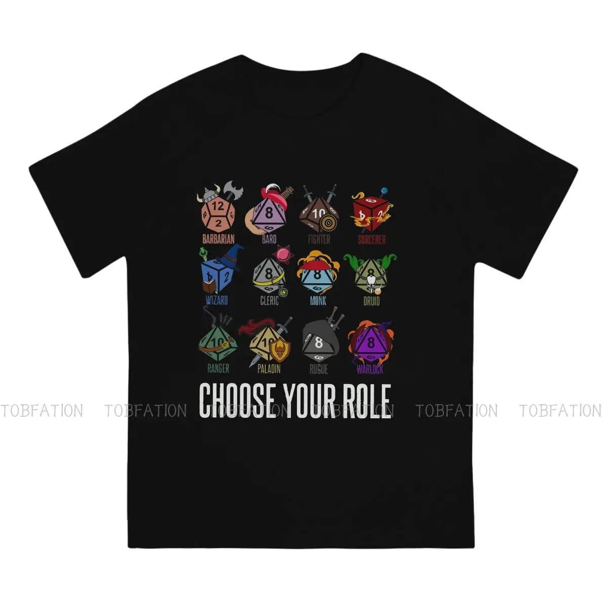 Character Class Hit Dice T-Shirt