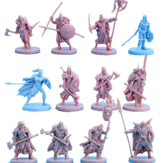 TRPG board game Blood Rage viking warriors