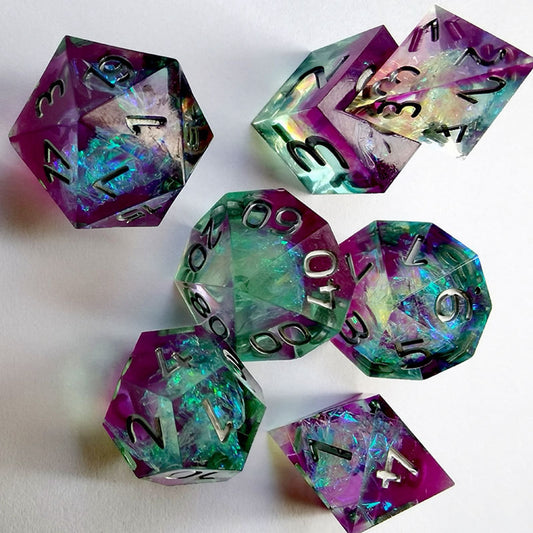 7Pcs Polyhedral Dice Set