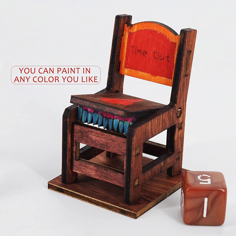 Time Out Chair Dice Jail Set of 4