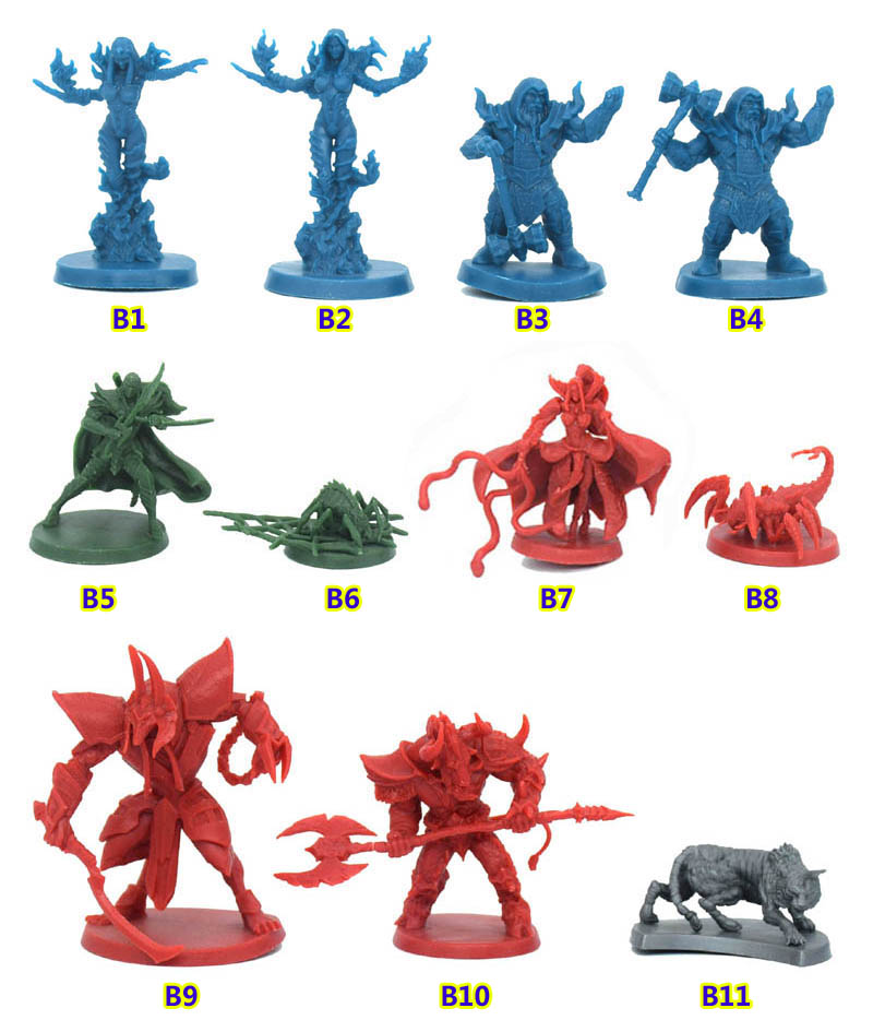 TRPG Board game miniatures Monster Mayhem