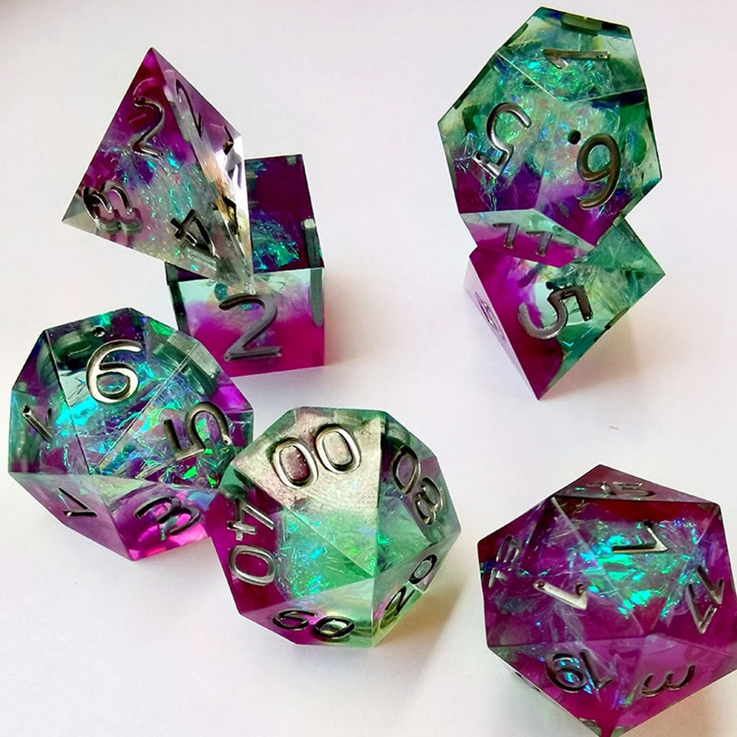 7Pcs Polyhedral Dice Set