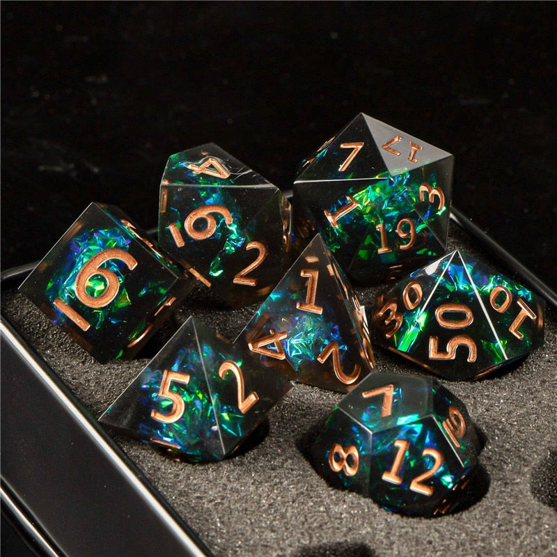 Sharp Edge 7pc Polyhedral Dice Set