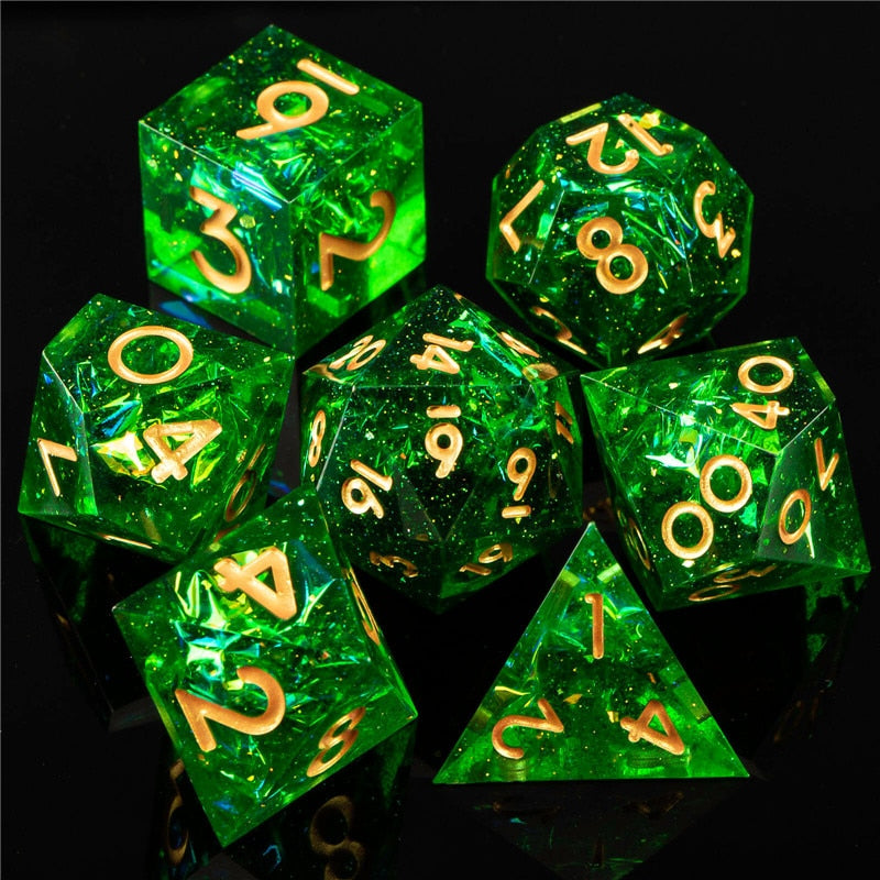 Sharp Edge 7pc Polyhedral Dice Set