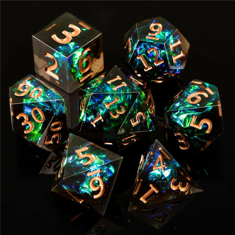 Sharp Edge 7pc Polyhedral Dice Set