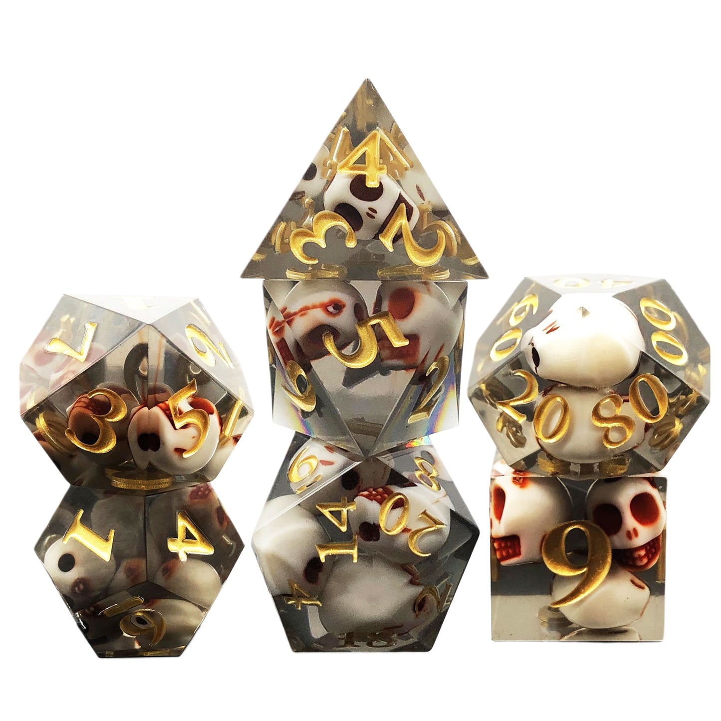 7Pcs Polyhedral Dice Set