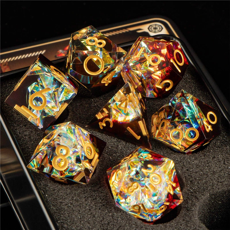 Sharp Edge 7pc Polyhedral Dice Set