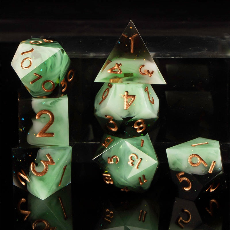 Sharp Edge 7pc Polyhedral Dice Set