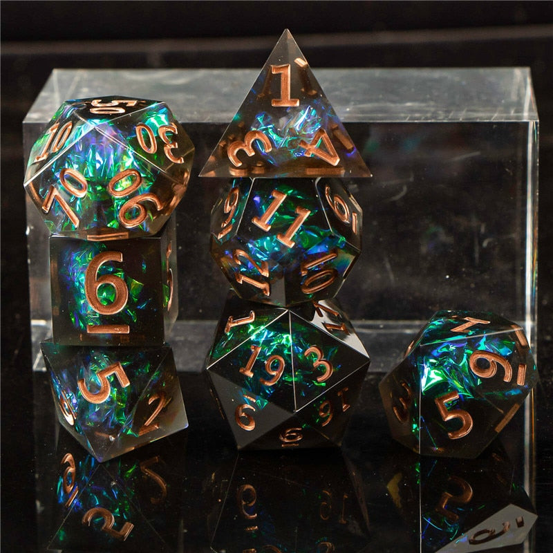 Sharp Edge 7pc Polyhedral Dice Set