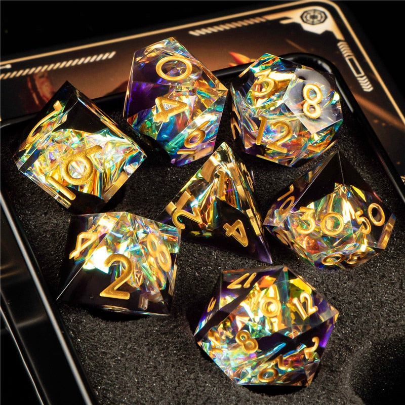 Sharp Edge 7pc Polyhedral Dice Set