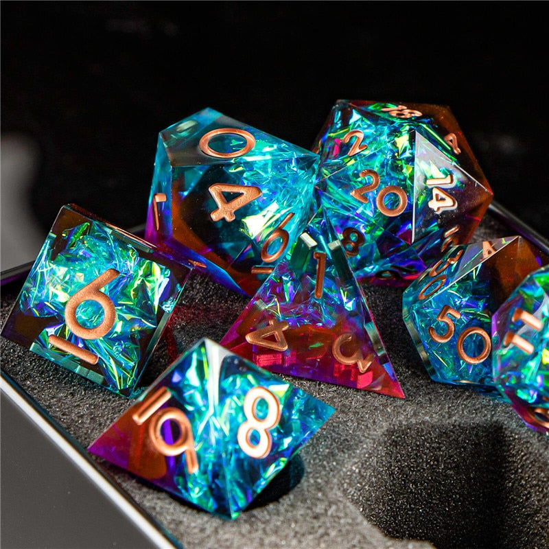 Sharp Edge 7pc Polyhedral Dice Set