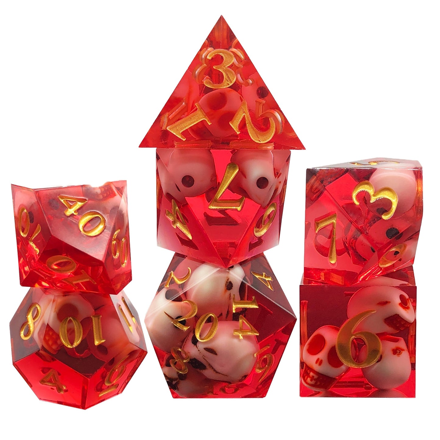 7Pcs Polyhedral Dice Set