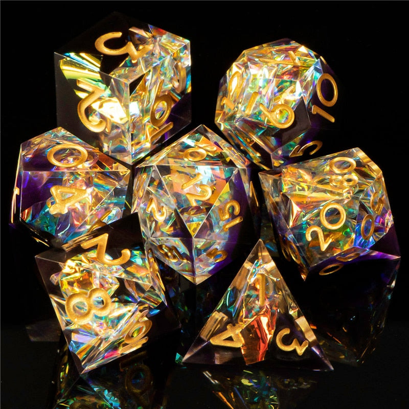 Sharp Edge 7pc Polyhedral Dice Set