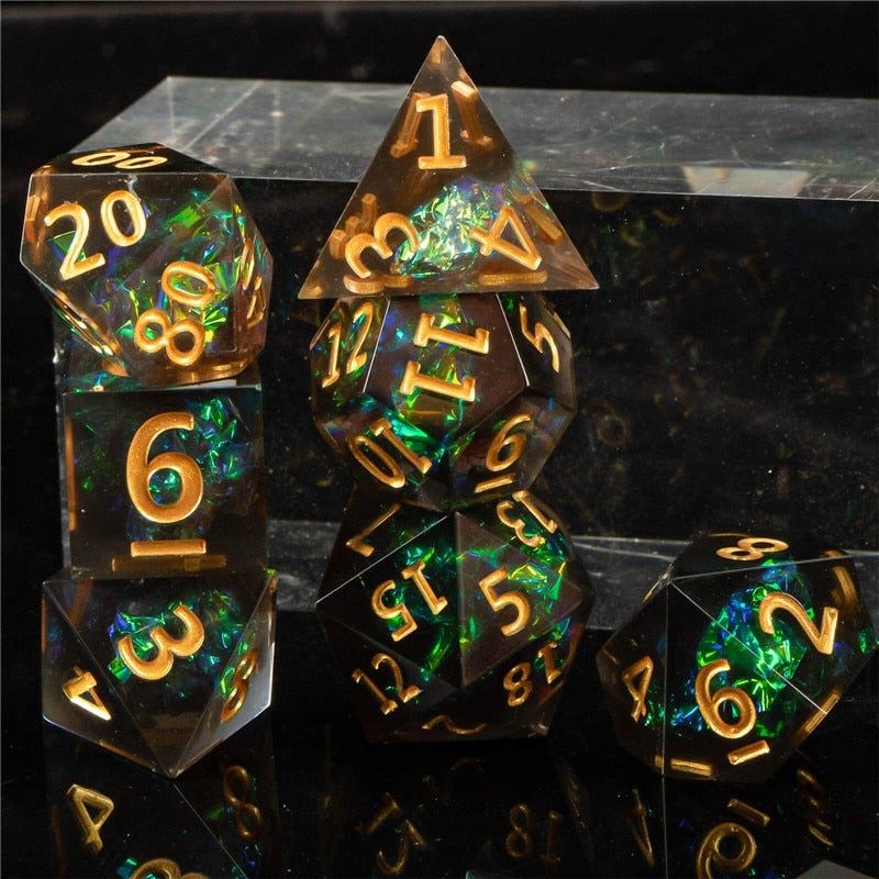 Sharp Edge 7pc Polyhedral Dice Set