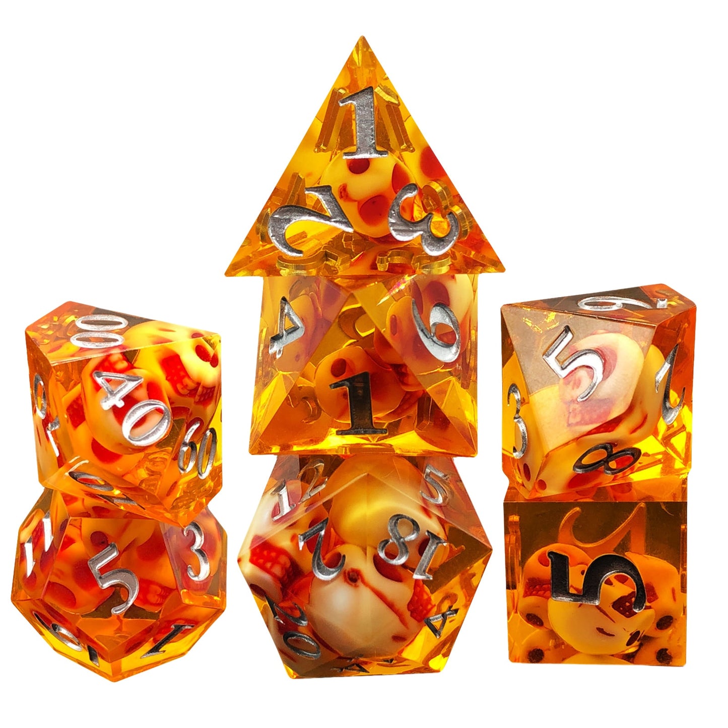 7Pcs Polyhedral Dice Set