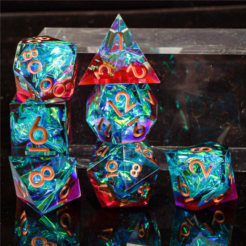 Sharp Edge 7pc Polyhedral Dice Set