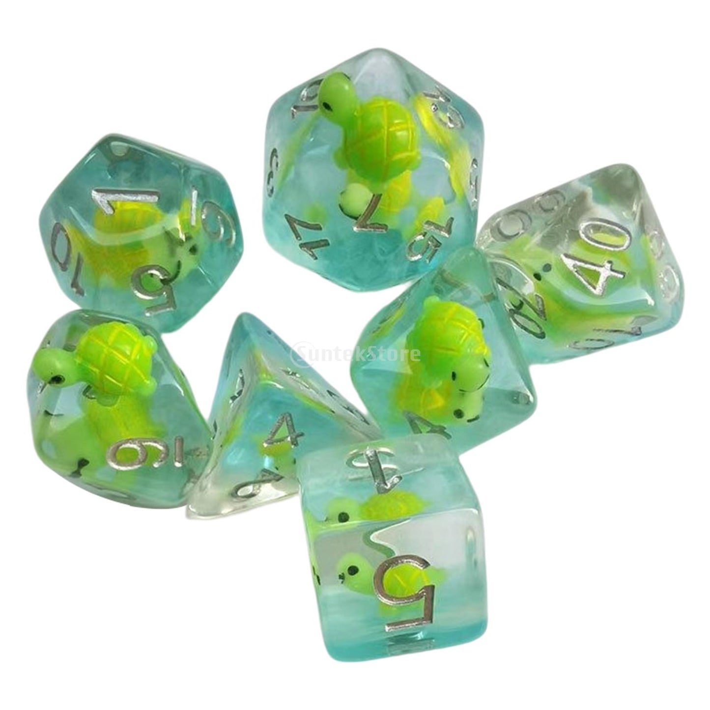 7Pcs Polyhedral Dice Set