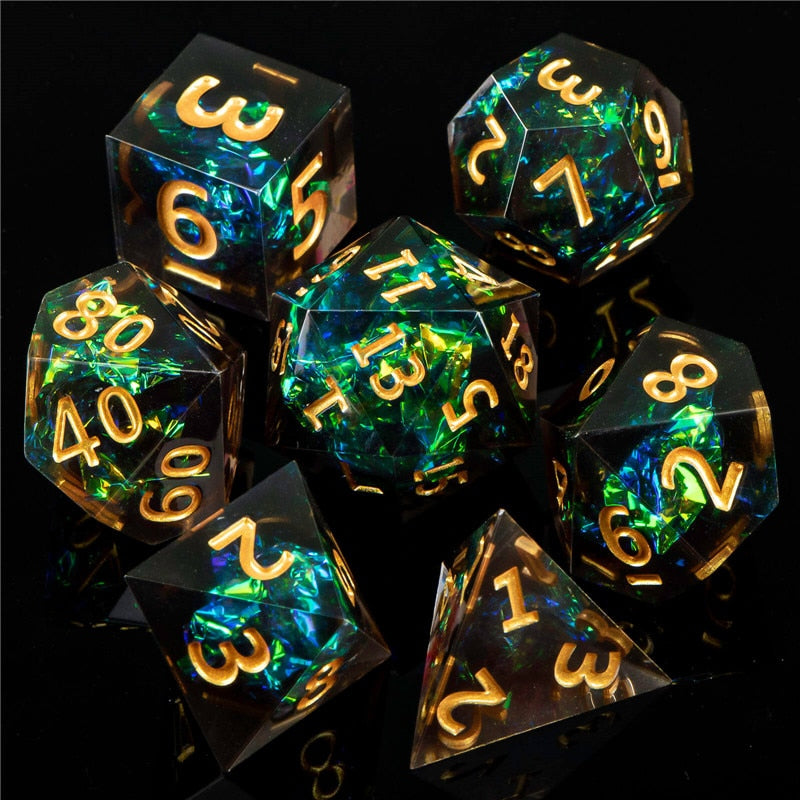 Sharp Edge 7pc Polyhedral Dice Set