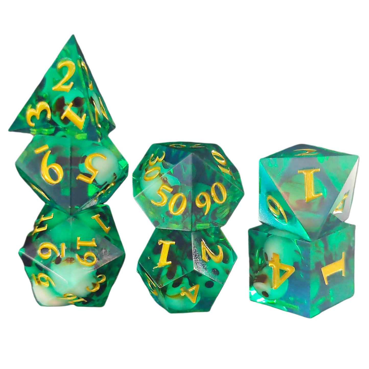 7Pcs Polyhedral Dice Set